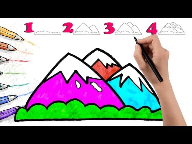 Jak narysować góry - proste techniki, które poprawią twój rysunek