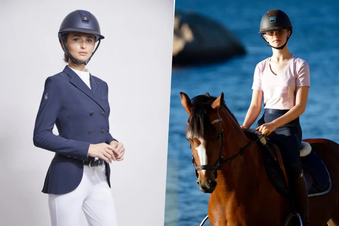 Eleganckie kaski jeździeckie z kryształkami – bezpieczeństwo i styl w jednym