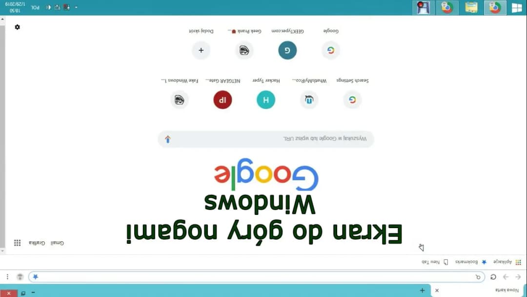 Jak naprawić ekran do góry nogami i przywrócić normalną orientację